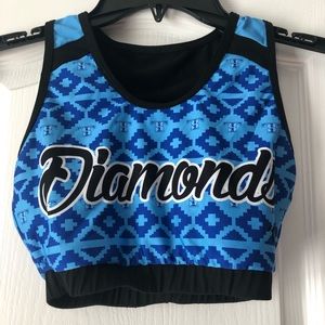 Twist and Shout Diamonds Sports Bra
